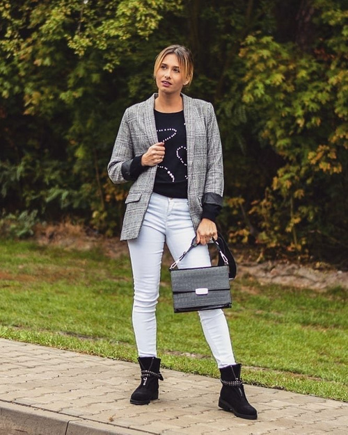 Чорні жіночі чоботи Lu Boo Rafell на блискавці з блискітками