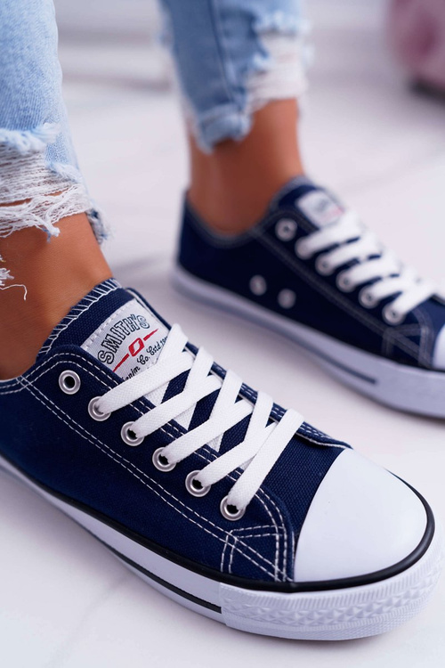 Жіночі низькі кросівки Smith's Navy Blue
