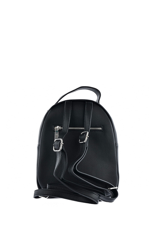 Шкіряний стьобаний рюкзак Big Star KK574059 чорний