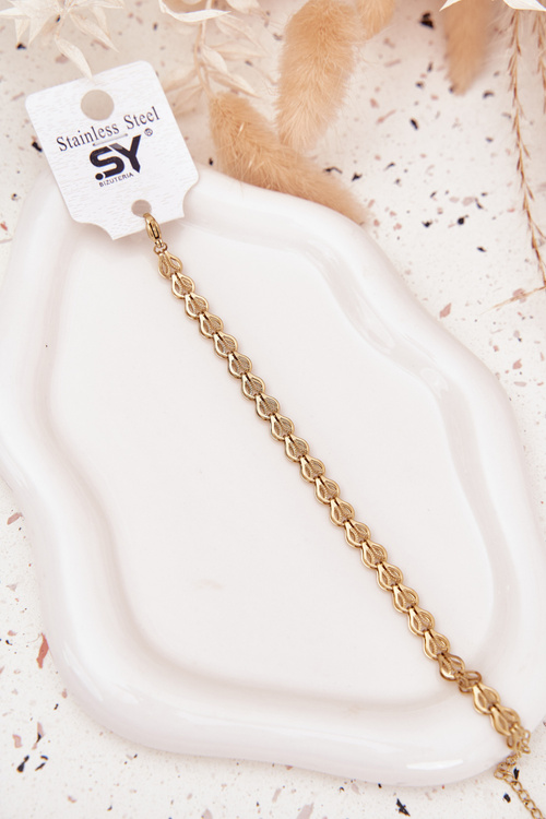 Браслет з хірургічної сталі золота