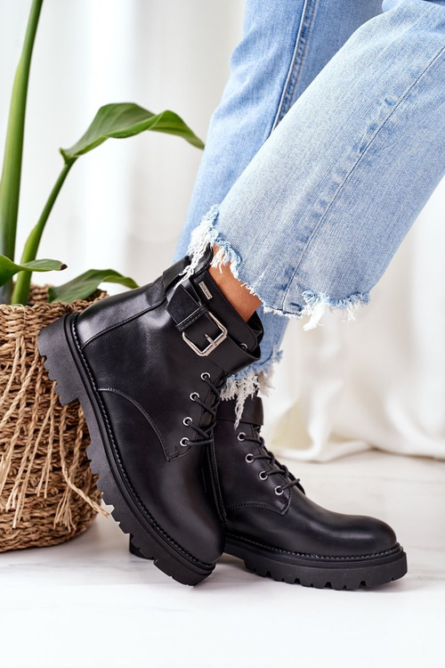 Утеплені чоботи Cross Jeans EE2R4086C Чорні