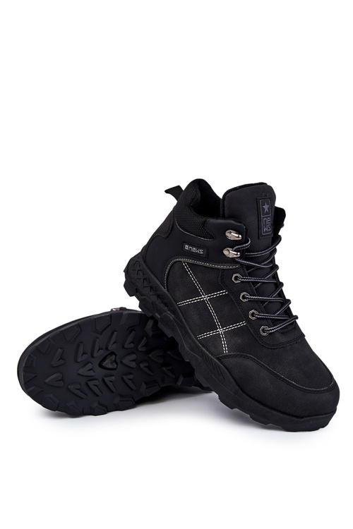 Чоловічі теплі черевики Trappers Black Allan