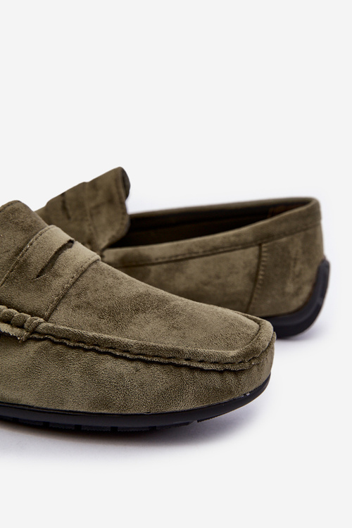 Чоловічі замшеві мокасини темно-сині Wesley