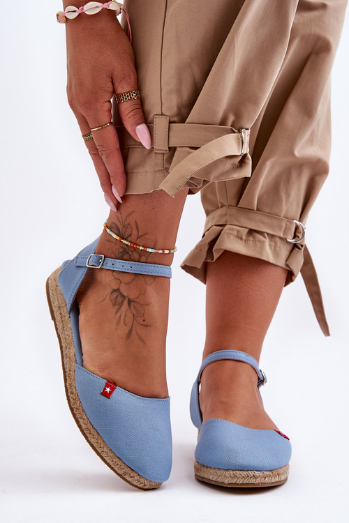 Жіночі еспадрільї на платформі Big Star FF274532 Сині