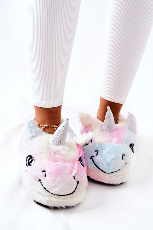 Сліпони жіночі Єдиноріг різнокольоровий