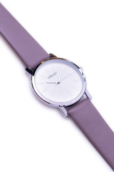 Жіночий фіолетовий годинник Ernest Vega Silver Envelope