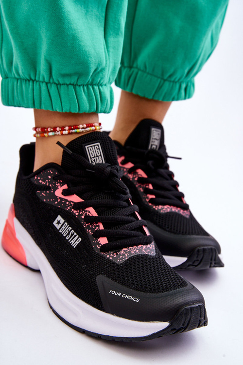 Модне спортивне взуття Memory Foam System Big Star LL274318 Чорний