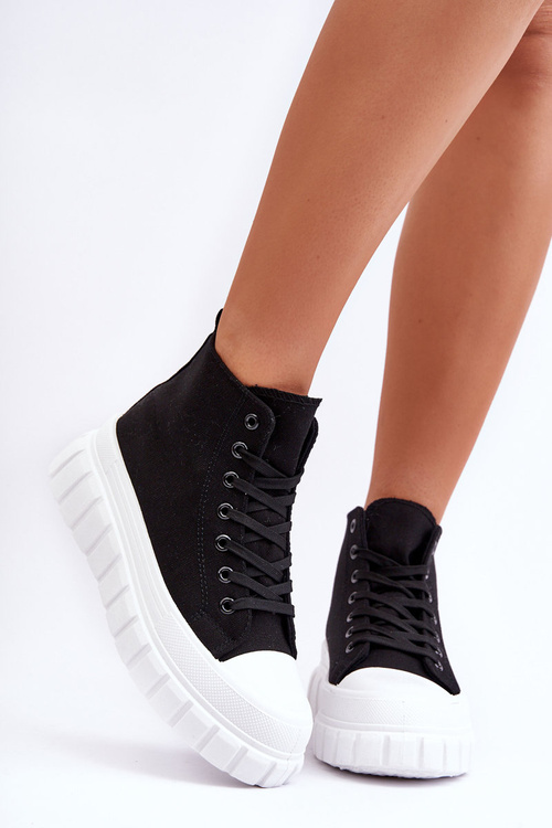 Жіночі високі кросівки Avis чорні