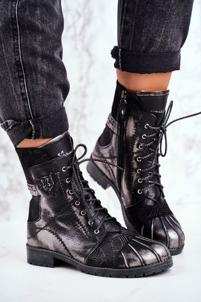 Чоботи жіночі Maciejka Warm Leather Black 03961-01