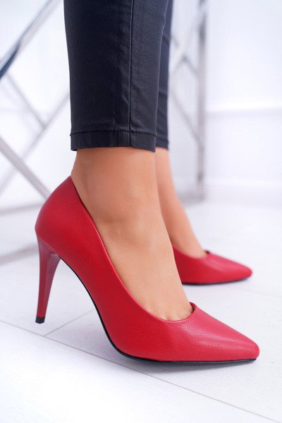 Туфлі Sergio Leone Matte Stiletto Red Feliciana