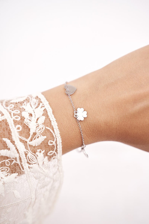 Жіночий браслет Celebrity Silver 3 Hangers Trio
