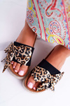 Жіночі шльопанці Vices Black Leopard 6275