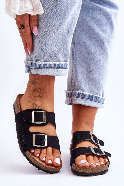 Жіночі сліпони чорні Destino