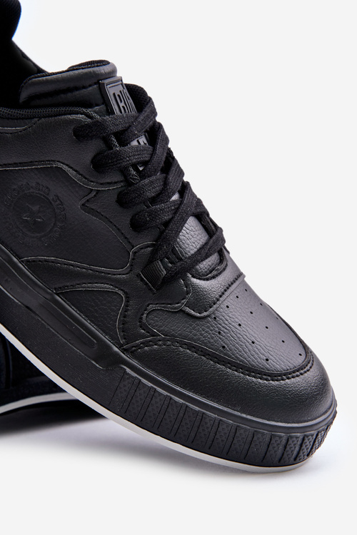 Чоловічі кросівки з еко шкіри Big Star OO174004 Чорні