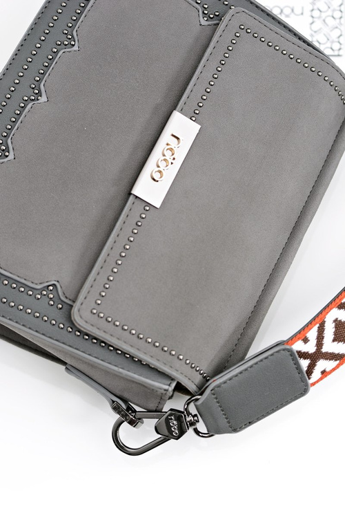 Жіноча сумочка Grey Listono з цирконами