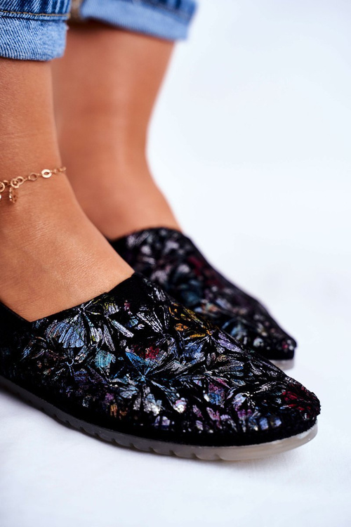 Жіночі балетки Maciejka Leather Black 01930-70/00-0