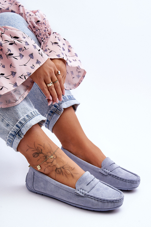 Жіночі замшеві мокасини Blue Lenvie