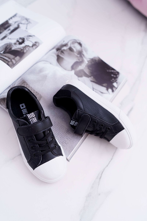 Дитячі кросівки на липучці Big Star DD374108 Чорні