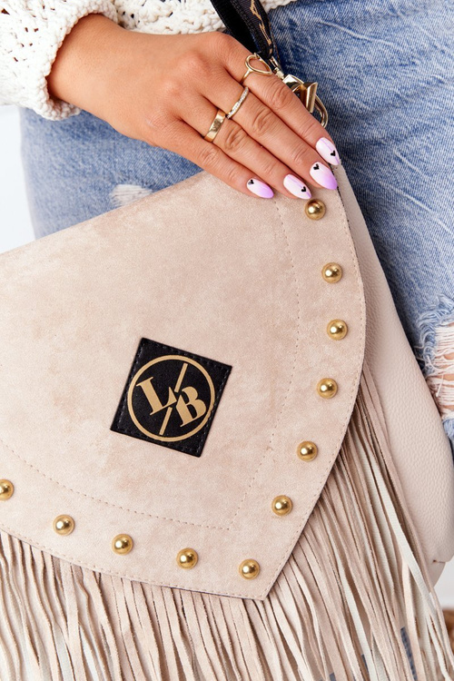 Жіноча сумка з бахромою LAURA BIAGGI Бежева