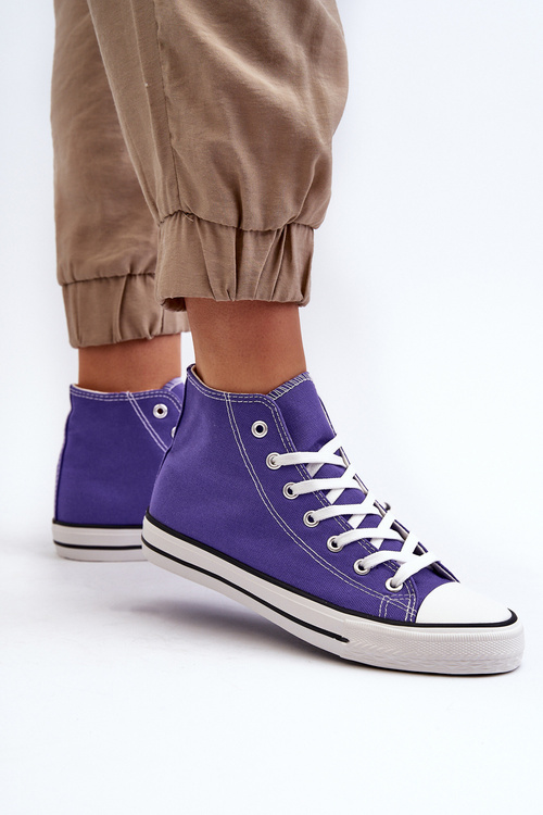 Жіночі класичні високі кросівки Violet Remos