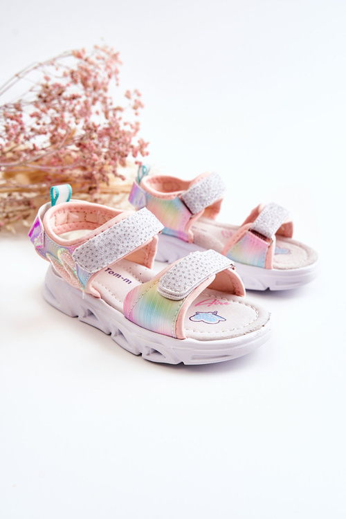 Дитячі класичні босоніжки на липучці різнокольорові Darrin