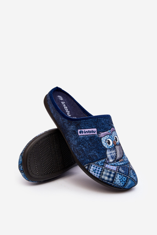 Домашні тапочки Owl Inblu GF000018 Navy Blue
