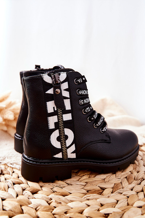 Чоботи дитячі Workers Black Pomeroy