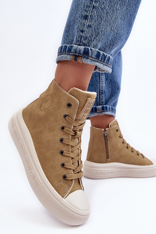 Жіночі утеплені кросівки на блискавці Camel Big Star MM274026