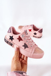 Дитячі шкіряні кросівки BIG STAR II374033 Рожеві