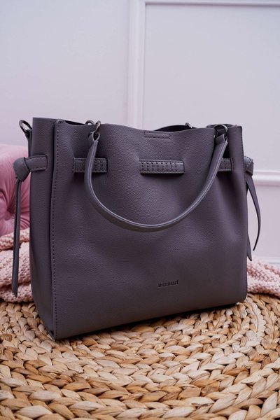 Жіноча класична сумочка Monnari Grey BAG8960-019