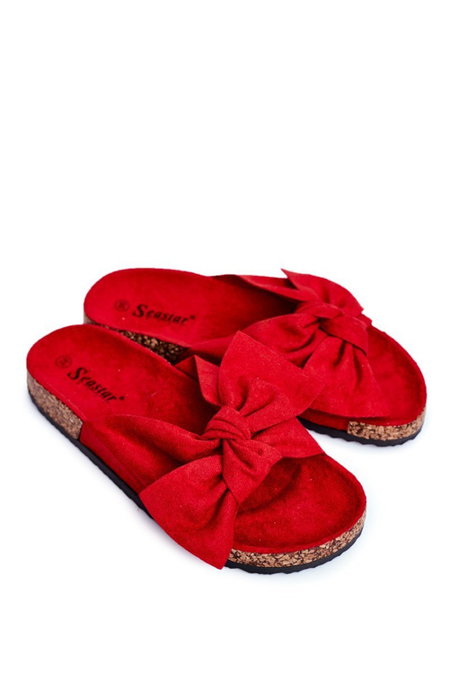 В'єтнамки Wendy з червоною пробковою підкладкою