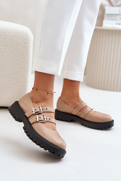 Жіночі черевики на шнурівці з еко шкіри Terione