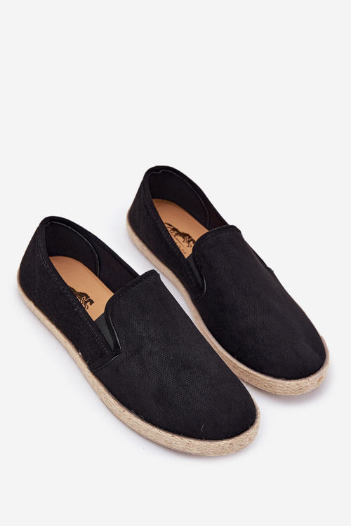 Еспадрильї Чоловічі Кросівки З Еко Замші Чорні Lunaria
