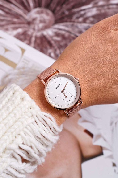 Жіночий годинник Ernest Gold Pink Fermm