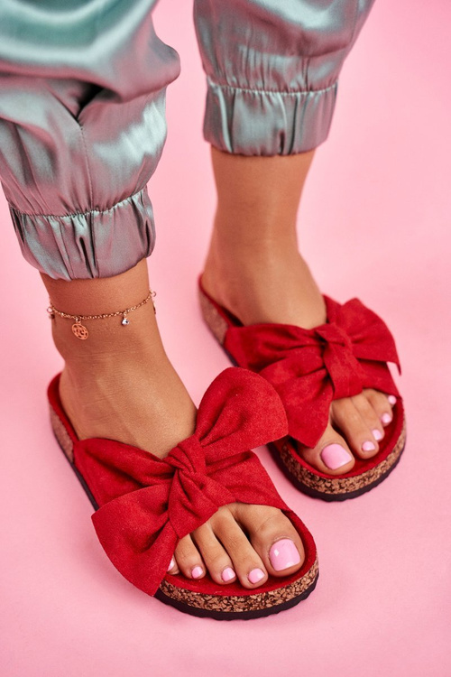 В'єтнамки Wendy з червоною пробковою підкладкою