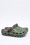 Зелені чоловічі садові легкі шльопанці Kroks Eva
