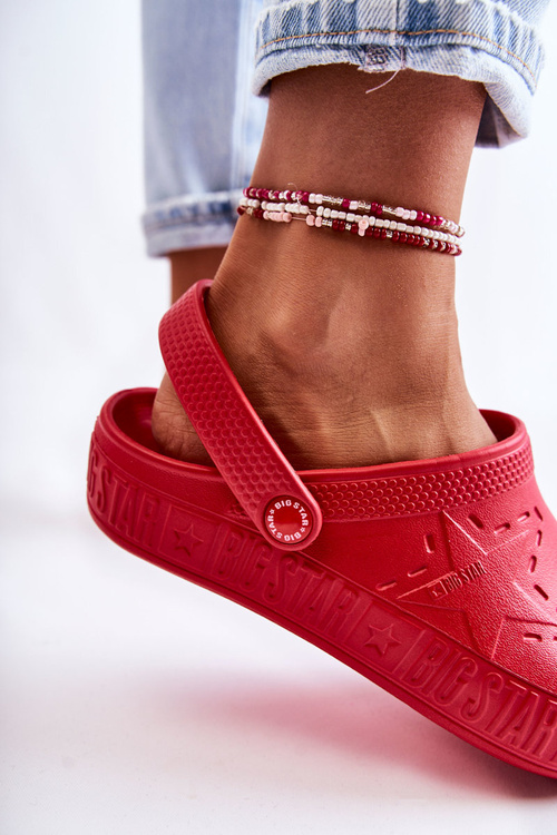 Жіночі світлі тапочки Big Star II275004 Red