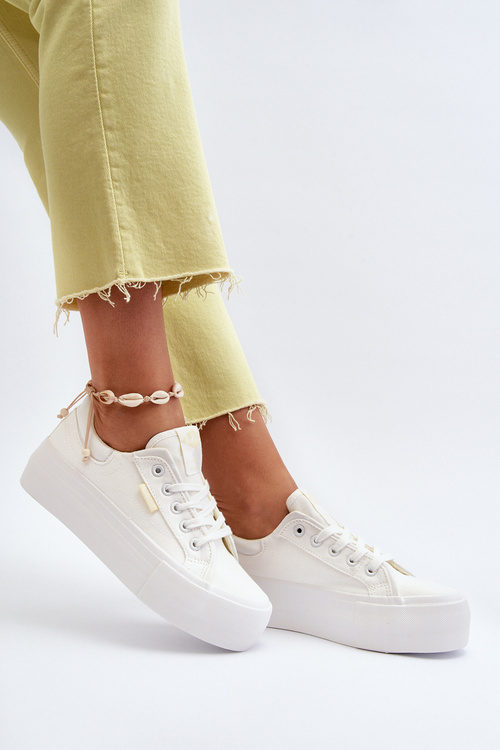 Жіночі кросівки на платформі Lee Cooper LCW-24-31-2179 білі