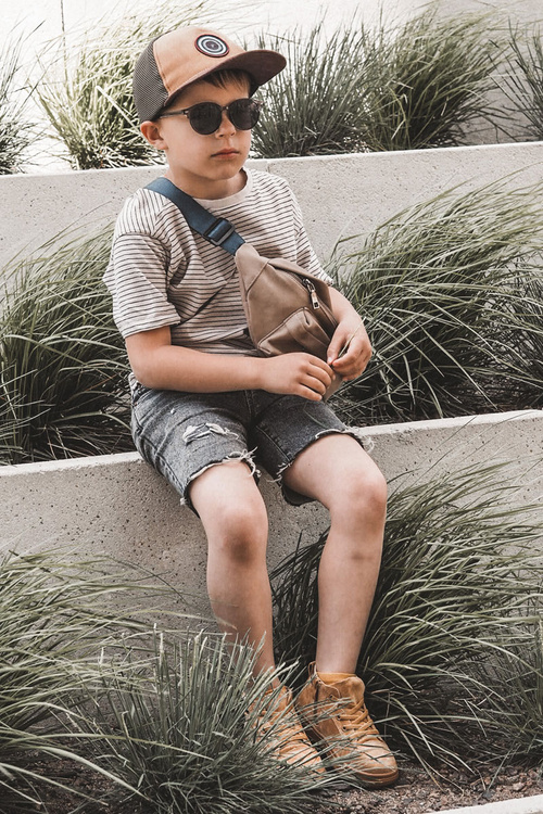 Дитячі високі кросівки на блискавці Camel Boone