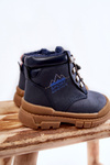 Дитячі теплі черевики Trappers Navy Blue Walter