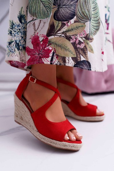 Жіночі босоніжки еспадрільї Red Margus