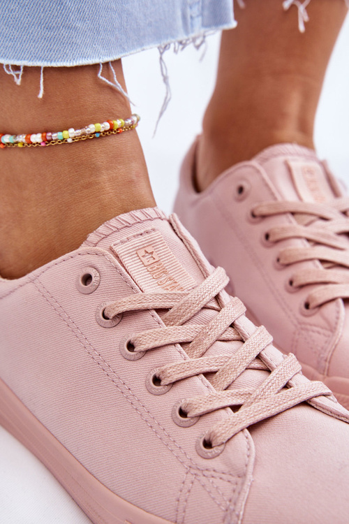 Жіночі низькі кросівки Big Star LL274059 Рожеві