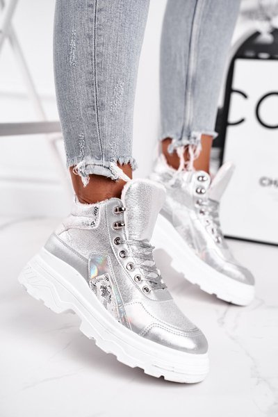 Жіноче спортивне взуття Warm High Silver Davan