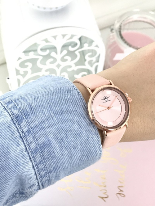 Жіночий годинник Michael John Paule Pink