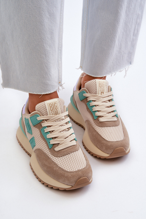 Жіночі кросівки Big Star NN274973 бежеві