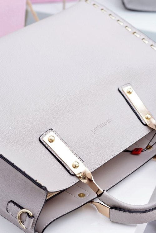 Пудрова прямокутна жіноча сумка Monnari