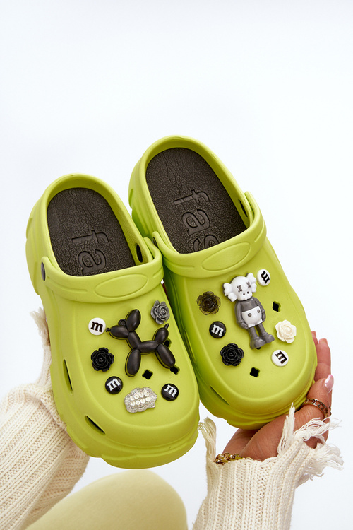 Жіночі легкі шльопанці з поролону на масивній підошві Lime Matirra