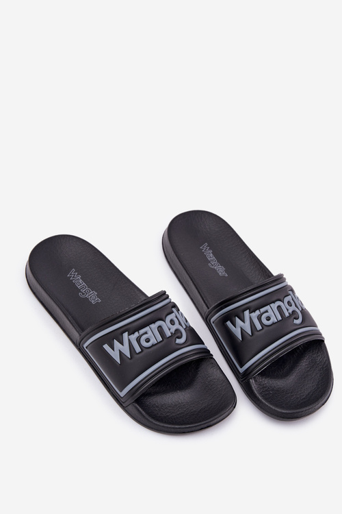 Чоловічі Сандалі WRANGLER AVERELL SLIDER MEN LOW 20251042.25Y Чорні