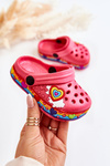 Дитячі тапочки Foam Crocs Red Charie
