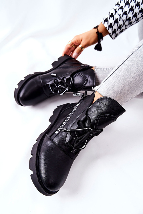 Чоботи з флісовою підкладкою Sergio Leone Black TR740